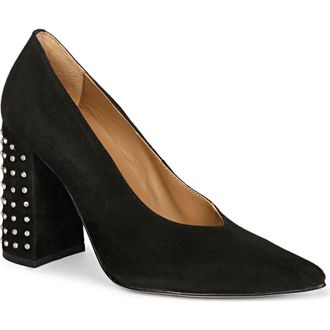SaintG Pamina Pointed Toe Pump in Black at Nordstrom Rack, Size 10