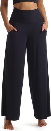 Commando Butter High Waist Wide Leg Lounge Pants in Black at Nordstrom, Size X-Small
