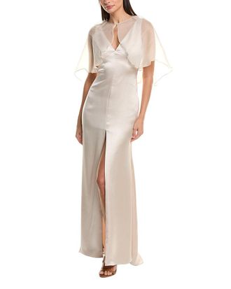 Amsale Satin Gown
