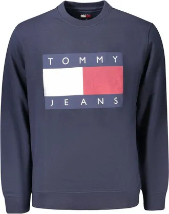 Tommy Hilfiger Blu Cotton Mens Mens Sweatshirt