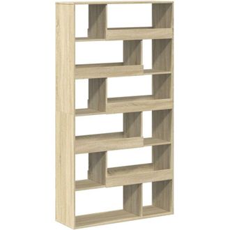 vidaXL vidaXL Bookcase Sonoma Oak 100x33x187.5 cm Engineered Wood