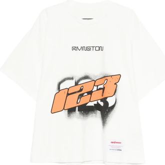 RRR123 round-neck T-shirt - White
