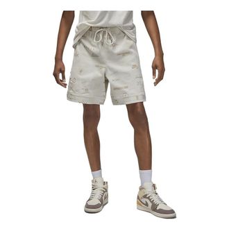 Nike Jordan Air Jordan Flight Heritage Logo Shorts Beige DX9724-030