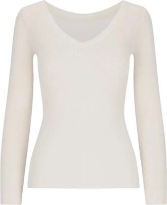 P.A.R.O.S.H. Linfa Sweater - Dames - V-hals truien - Grijs - XS - Truien & Vesten
