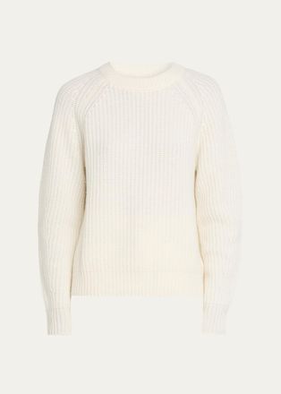Lisa Yang Miki Raglan-Sleeve Cashmere Crewneck Sweater
