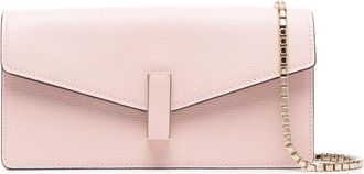 Valextra Iside leather clutch bag - women - Calf Leather - One Size - Pink
