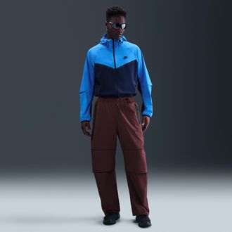 Nike Mens Tech Woven Oversized Pants in Red | HM7158-652