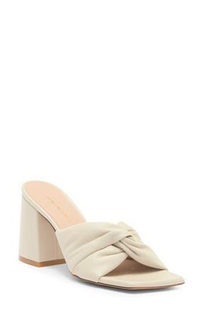 Stuart Weitzman Glamknot 85 Slide Sandal in Oat at Nordstrom Rack, Size 6.5