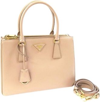 Prada Pre-owned Handbags, female, Beige, Size: ONE SIZE Pre-owned Vintage Handbag