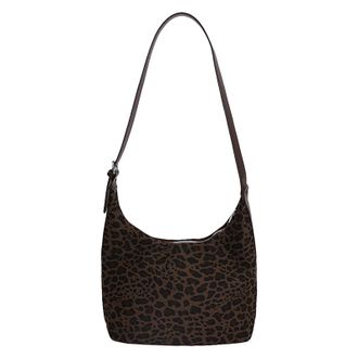Generic Leopard Shoulder Bag Large Capacity Tote Bag Vintage Hobo Bag for Women (Green)