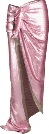 Rick Owens Rokken, Dames, Roze, S, Polyester, Edfu Maxi Rok
