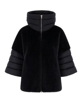 Herno Black Solid Hood Jacket