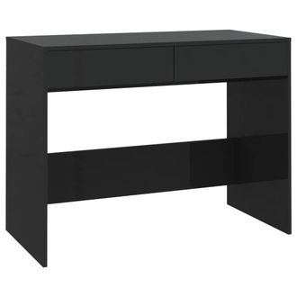 Berkfield Home Desk Black 101x50x76.5 cm Engineered Wood