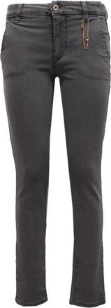 Blugirl Slim-fit Jeans - Dames - Slim Fit Jeans - Grijs - W27 - Katoen - Jeans