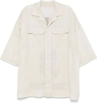 Rick Owens Camicia Magnum Tommy - Toni neutri