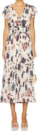 Cleobella Delaney Midi Dress In Garden Print