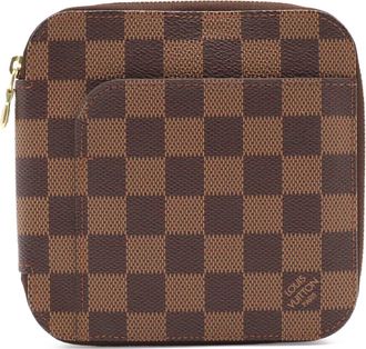 Louis Vuitton Brown Pvc Coated Canvas Wallet (Bi-Fold) (Pre-Owned)