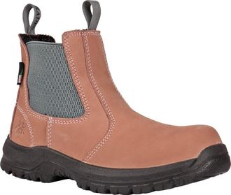 Moxie Trades Moxie Angelina Womens Composite Toe Chelsea Work Boot in Pink at Nordstrom, Size 8.5