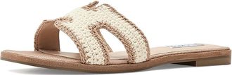 Steve Madden Hadyn Womens Sandals Tan/Multi : 6.5 M, Leather