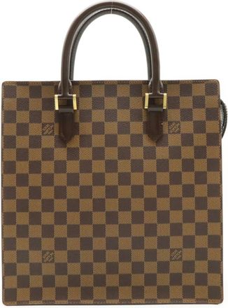 Louis Vuitton Brown Damier Canvas Pvc Damier Canvas Handbag Tote Bag (Pre-Owned)