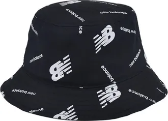 New Balance Logo Bucket Hat Black JACL1647-BK
