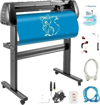 OEM Plotter De Corte De Vinilo, Ancho De Corte De 34 Pulgadas, Presi&oacute;n Y Velocidad Ajustables