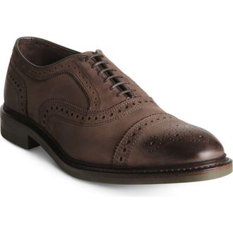 Allen Edmonds Strandmok Cap Toe Oxford in Brown at Nordstrom, Size 10.5
