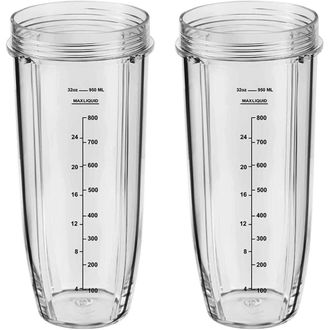 OEM 2 Vasos Mezcladores De 946 Ml (32 Oz) Con Escala De Medici&oacute;n Para Bl484
