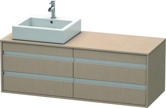 Duravit Duravit - Mueble Bajo Lavabo 550x1400x496m Ketho Con Iluminaci&oacute;n En Lino Li