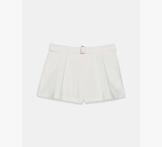 Kate Spade New York Belted Pleated Shorts