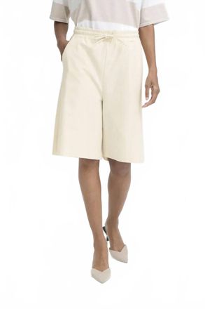 Ichi Kate Denim Shorts In Beige