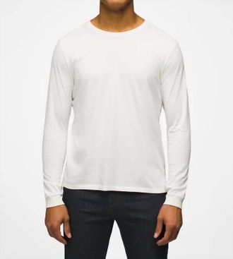 Prana Everyday Long Sleeve Tee In Canvas