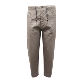 Officina36 Slim-fit Trousers, male, Gray, XL, Grey Trousers Model 2320 SC F08