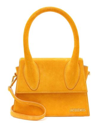 Jacquemus Suede Le Grand Chiquito Top Handle (Authentic Pre-Loved)