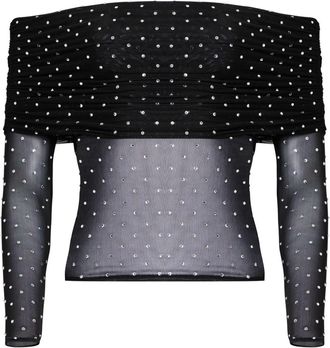 Retrofête Top Oriana - Nero