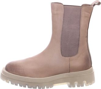 Lazamani Chelsea Boot - Dames - Schoenen - Beige - Maat: 37 EU Leer