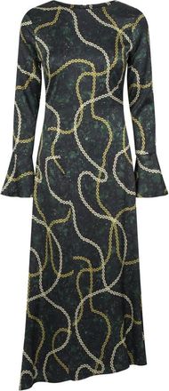 Americandreams Aniki Jurk - Dames - Maxi kleedjes - Groen - M - Kleedjes