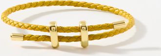Simons Womens Braided faux-leather bracelet