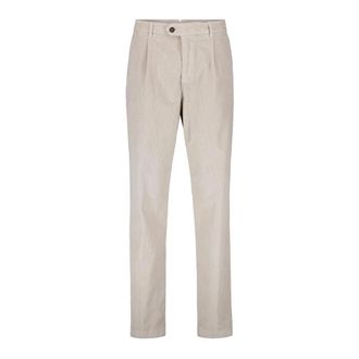 Eleventy Heren, Broeken, Beige, Maat: W34