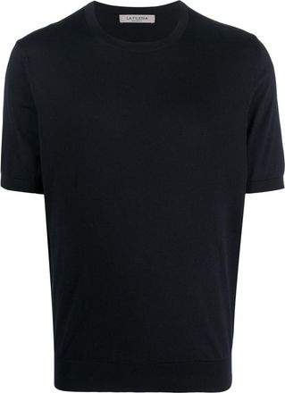 La Fileria short-sleeved cotton jumper - men - Cotton - 50 - Blue