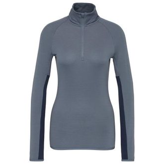 Stoic MerinoSoft180 TuleboLightSt. Half Zip Merinounterw&auml;sche f&uuml;r Damen | grau