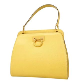 Celine Pre-owned Handbags, female, Yellow, Size: ONE SIZE Pre-owned Vintage Handbag