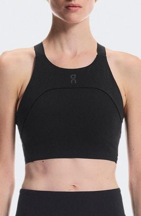 On Performance Crop Sports Bra in Black at Nordstrom, Size X-Large
