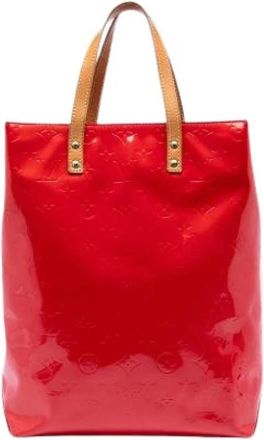Louis Vuitton Pre-owned Reade MM Tote Bag - Dames - Vintage Shopper - Rood - ONE Size - Leer - Vintage
