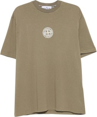 Stone Island T-shirt - Heren - T-shirts - Groen - 2XL - Tops