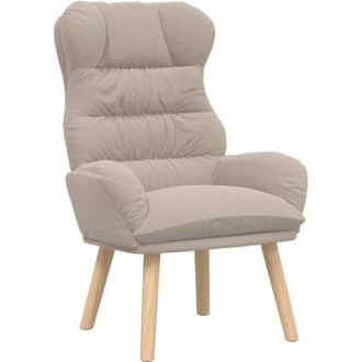 vidaXL Silla Relax Gris Claro 69 X 74 X 93 Cm Tela Vidaxl