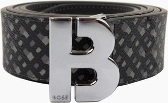 HUGO BOSS Mens Hugo Boss B Icon Mono Belt Black 001 - Size: 105
