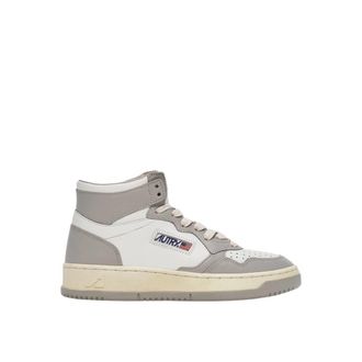 Autry Vintage Style Medalist Mid Sneakers - Heren - Sneakers - Grijs - 42 EU - Katoen - Schoenen