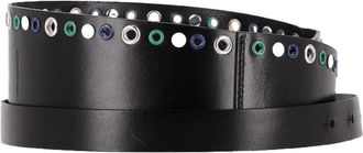 Isabel Marant Isabel Marant Pre-owned Womens Wide Waist Belt in Black Leather - One Size
