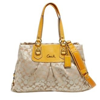 Coach Borsa a spalla in pelle Pre-owned - - Pre-owned - Donna - Giallo - ONE SIZE